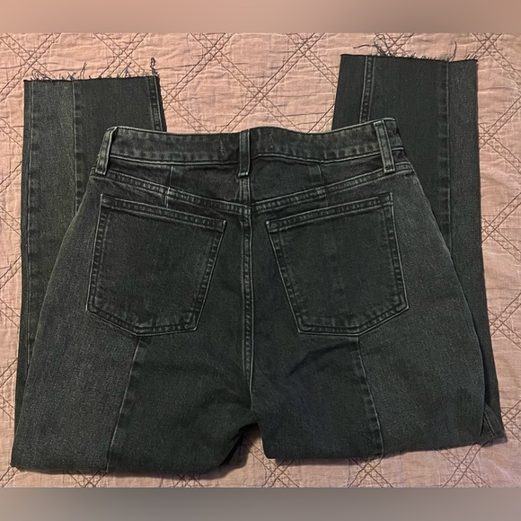 Abercrombie & Fitch The Mom High Rise Curve Love Black Jeans - Picture 7 of 7